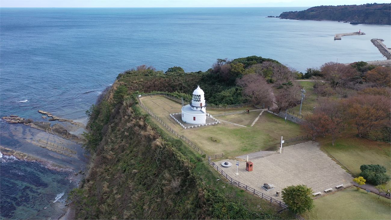狼煙灯台の空撮